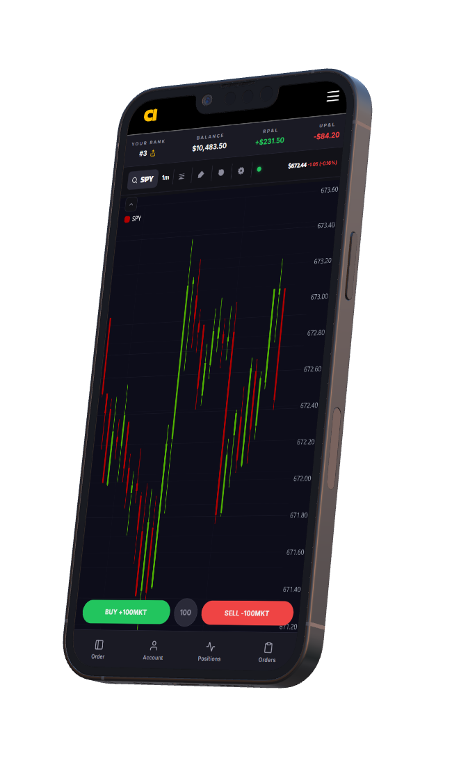 CandlestickRoyale app on iPhone